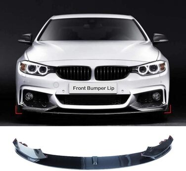 Автомобільний передній спойлер для BMW 4 Series F32 F33 F36 2014 2015 2016 2017 2018 2019 2020 Автомобільний передній бампер Спліттер Спойлер для губ Розщеплювач губ, Стайлінг Аксесуари проти зіткнень