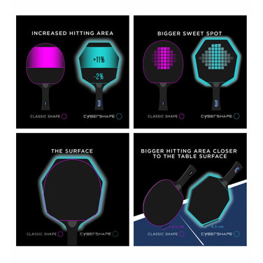 Основа для ракетки Stiga Wavy Ultra Fiber Cybershape Master (1600-2402-35)