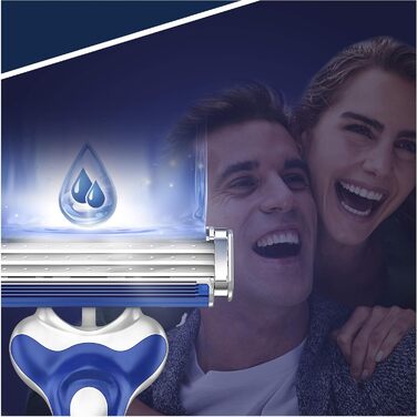 Чоловіча одноразова бритва Gillette Sensor3 Comfort, бритва з стрічкою Lubrastrip, 3 2 бритви