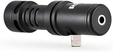 �DE Vlogger Kit iOS комплект для iPhone, що включає конденсаторний спрямований мікрофон, штатив, мікросвітлодіод та інші аксесуари