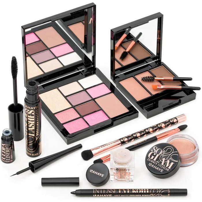 Адвент-календар краси 2025 РОЖЕВИЙ ФЛАМІНГО РІЗДВО - Різдвяний календар для жінок та підлітків ОБМЕЖЕНИЙ ВИПУСОК 24 високоякісні косметичні сюрпризи для макіяжу та косметики, подарунковий набір від LAHAYE