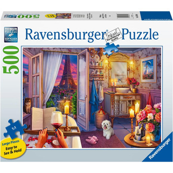 Головоломка Ravensburger - In the Bathtub - головоломка на 500 елементів із великими частинами головоломки, Gold Edition Ексклюзив