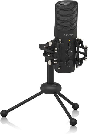 Преміальний USB-конденсаторний мікрофон Behringer BU200 з кардіоїдною спрямованістю