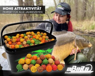 Суміш для бойлів Magic Baits у ємності 4 кг, годівничні бойли, карпфенбойли, приманки для коропа