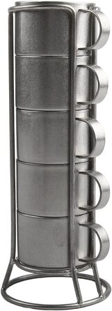 Двостінні кавові чашки з нержавіючої сталі, набір з 5 шт. , для використання на вулиці