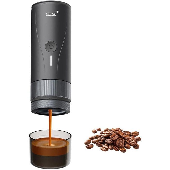 CERA Portable Espresso Machine PRO, Self-Heating Pro-Level Special Coffee Machine, Compatible Ultra-Fine Grinding, Professional Electric Small Travel Coffee Machine, CERA Portable Espresso Machine PRO, Self-Heating Pro-Level Special Coffee Machine, Compat