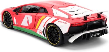 Іграшковий набір Jada Toys Sonic Lamborghini Aventador SV (19 см) та фігурка Наклз (7 см) металева модель авто з відкриваючими деталями для дітей від 8 років