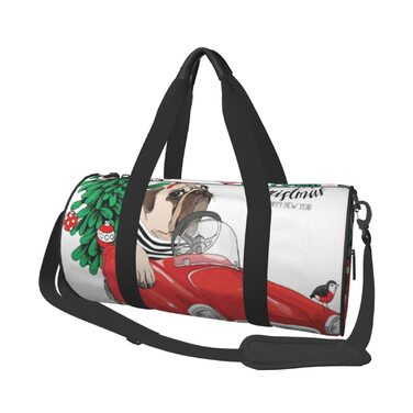 Велика дорожня сумка з написом З Різдвом, спортивна сумка для чоловіків та жінок, сумка для подорожей, спортивна сумка