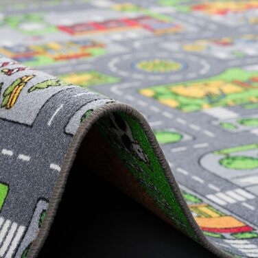 Килим Pergamon Street Килим двосторонній дитячий ігровий килимок для дитячої кімнати та ігрової кімнати 100х165 см Duoplay