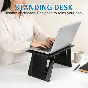 Портативний складаний стіл для ноутбука для автомобіля, дивана, ліжка. Міцна стільниця високої щільності, багатофункціональний стіл для читання та ноутбука, стандартний розмір