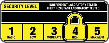 Велосипедний замок U-подібний Kryptonite Combo Standard 12 мм з кодовим замком, протиугінний для велосипедів та скутерів