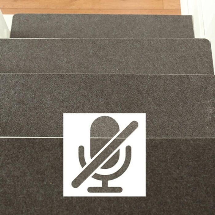 Нековзних килимків для сходів, самоклеючий килимок для сходів, доріжка для сходів, килимки для сходів в приміщенні, прямокутний килимок для сходів, сучасний, 55x20 см, сірий, 15 шт.