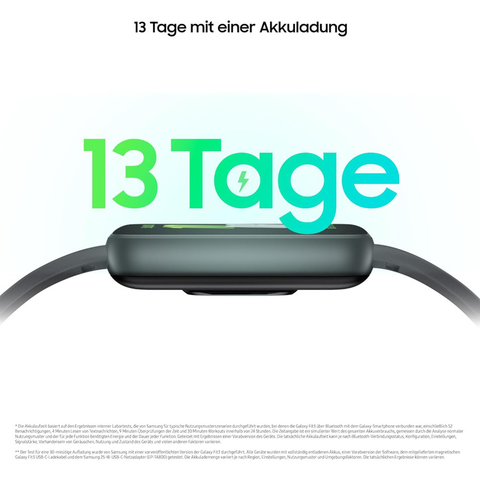 Розумний годинник Samsung Galaxy Fit3, фітнес-годинник як фітнес-трекер та трекер активності, сірий, з 36-місячною гарантією виробника ексклюзивно на Storeo