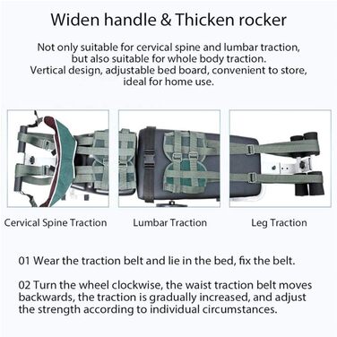 Ліжко для тренування шиї та попереку, корекція постави, міцне та безпечне, апарат для підтримки попереку Клініки для домашнього офісу для полегшення