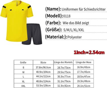 Чоловіча суддівська майка SHINESTONE, для футболу, з короткими рукавами Жовта M