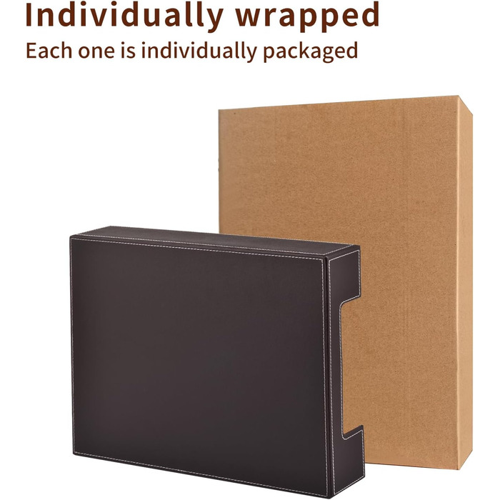 Шкіряний лоток для листів, канцелярське приладдя, органайзер для канцелярського приладдя, журналів, ювелірних виробів, косметики, розкішний тримач для листів та багатоцільова коробка для зберігання, штабелюється, для офісу, кави