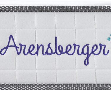 Матрац Arensberger JANA 120x200 см Матрац з пружинами кишенькової конструкції 20 см з 2 см гелевої піни NANOCELL 7-зонний рівень жорсткості H3 Матрац з точково-еластичними пружинами, що згортається Сертифіковано Oeko-Tex 120 x 200 см ACTIVE