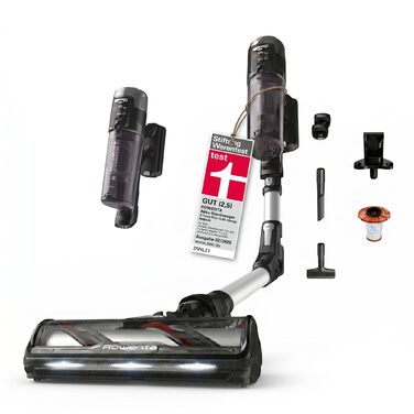 Акумуляторний пилосос Rowenta X-Force Flex 13.60 (RH9A36WV) для алергіків, глибоке очищення, Flex-зєднувач, 150 Air Watt, до 60 хв роботи, Made in France