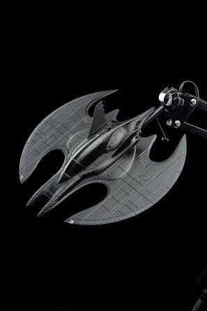 Настільна лампа Paladone PP5055BM Batwing BDP гнучка, ідеально підходить для офісу та дому, 10 Вт, пластик, чорний