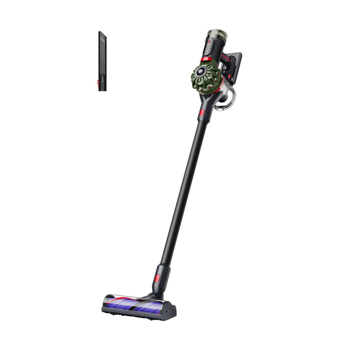 Ручний пилосос Dyson V8 Cyclone, чорний із зеленим, до 60 хв роботи