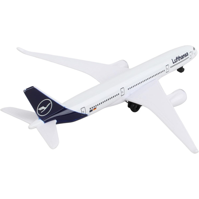 Одномісний літак Herpa Aviation Lufthansa Airbus A350, мала масштабна модель літака, іграшкова мініатюрна модель з пластику та металу - для дітей віком від 3 років
