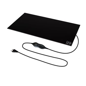 Інфрачервоний нагрівальний панельний обігрівач столу 30x60 см 150 Вт з димером для плавного керування, інфрачервоний офісний обігрівач для зігріву ніг, самоклеючий для столу/робочого столу