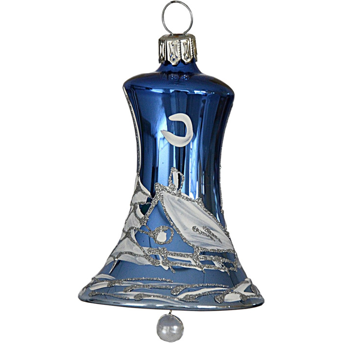 Ялинкова прикраса у формі дзвіночка 4 шт Jingle Bells Lauscha