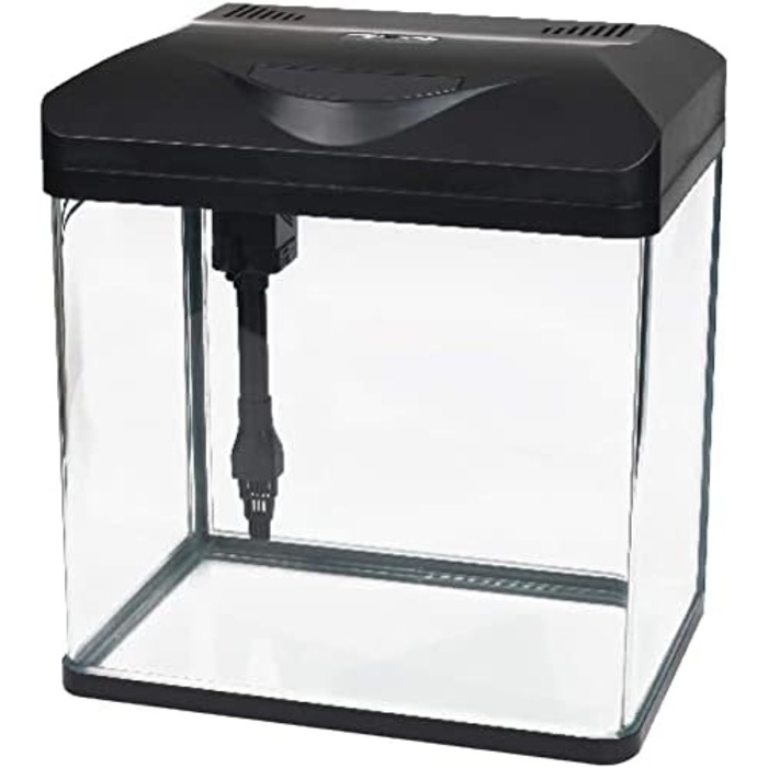 AMTRA LAGUNA LED 30 - 18 літровий скляний акваріум з кришкою, в т.ч. світлодіодне освітлення і фільтр, 30 x 23.5 x 34.5 см, чорний