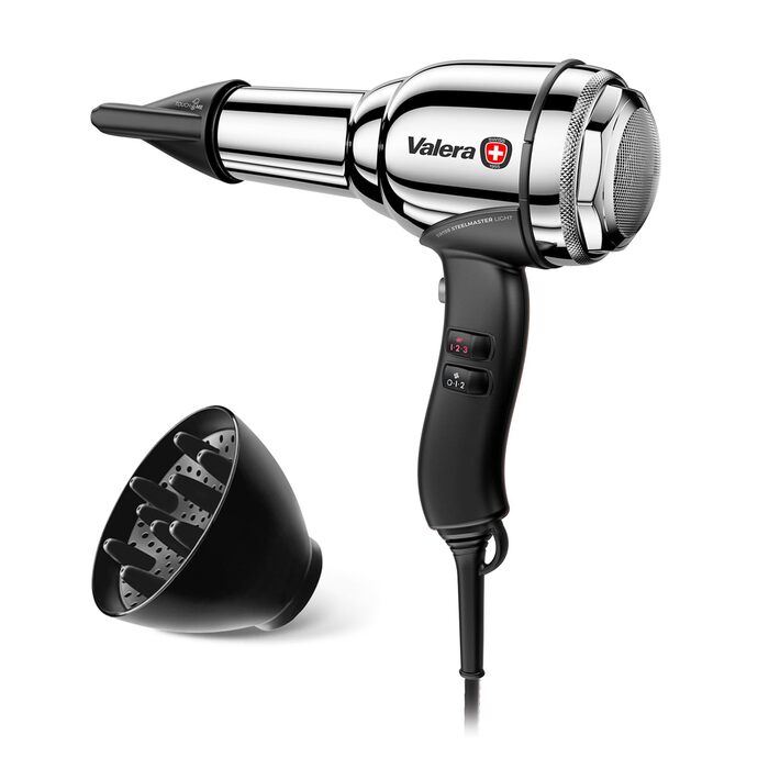 Професійний фен Valera Swiss Steel Master Light, 2000 Вт, корпус із хромованої сталі