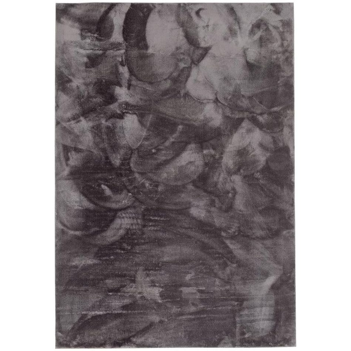 Пергам Розкішний супер м'який килим для вітальні зі штучного хутра Перламутровий однотонний колір круглий і квадратний 80 х 150 см