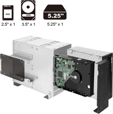 Стійковий серверний корпус, 240 мм моноблок, USB Type-C, замок Kensington, SST-RM42-502B, 42-502, 4U