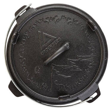 Казан з кришкою Groenberg Askja Pot 25 cm / 4 L Black (266016)