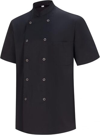 Чоловіча кухарська куртка Kz-6821 () XXL - Чорна