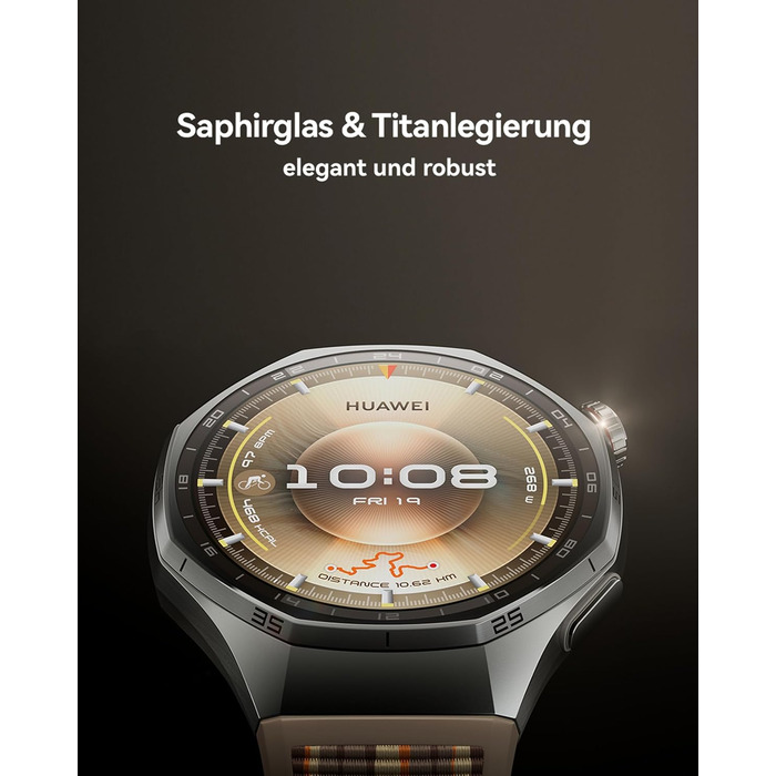 Розумний годинник HUAWEI Watch GT 6 Pro, GPS, ЕКГ, 1,47-дюймовий AMOLED-дисплей, до 21 дня роботи від акумулятора, комплексні функції для їзди на велосипеді, понад 100 спортивних режимів, сумісний з Android та iOS, моніторинг здоров&39я, чорний, автономни