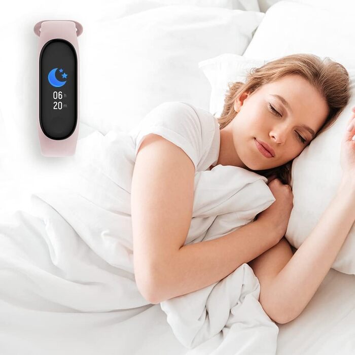 Фітнес-трекер з відстеженням активності, пульсометром з лічильником артеріального тиску та калорій - Легкий годинник з крокоміром - Тривалий час роботи від батареї - Розумний годинник для жінок та чоловіків, сумісний з iOS/Android