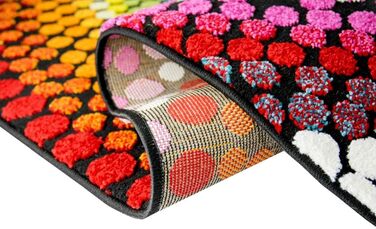 Килим для вітальні сучасний килим для вітальні райдужний різнокольоровий розмір 200 x 290 см