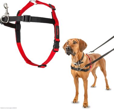 Шлейка HALTI Front Control Anti-Pull Harness, розмір L - Запобігає смиканню собаки за повідок, М&39яко контролює собаку за область грудей, Легко регулюється та використовується