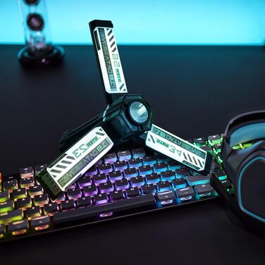 Панк-кемпінговий ліхтар з 5 режимами освітлення, футуристичний гаджет з можливістю акумулятора, для науково-фантастичного косплею, вечірок та використання на свіжому повітрі