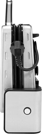 В-1, Настільний гриль, Пластини для гриля, Можна мити в посудомийній машині, 2100 Вт, 2-