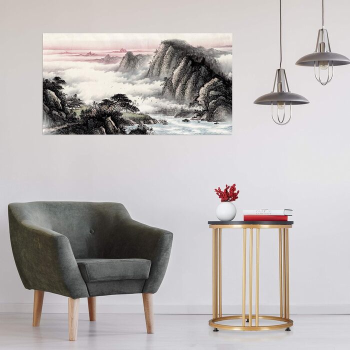 Журнальний столик Relaxdays MARMO, круглий, метал та МДФ, білий/золотий для вітальні, під мармур, ВxГ 51 x 41 см Білий, Золотий