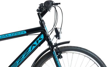 Дюймовий велосипед, чоловічий велосипед, велосипед для хлопчиків, дитячий велосипед, міський велосипед, 21 передача, чорний/синій, НОВИЙ -046, 26-