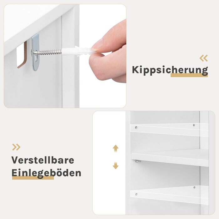 Книжкова полиця WOLTU, полиця з 10 відділеннями, полиця для CD/DVD, біла кубічна полиця, штабелювана полиця, полиця для зберігання, вітальня, білий колір, SK063ws