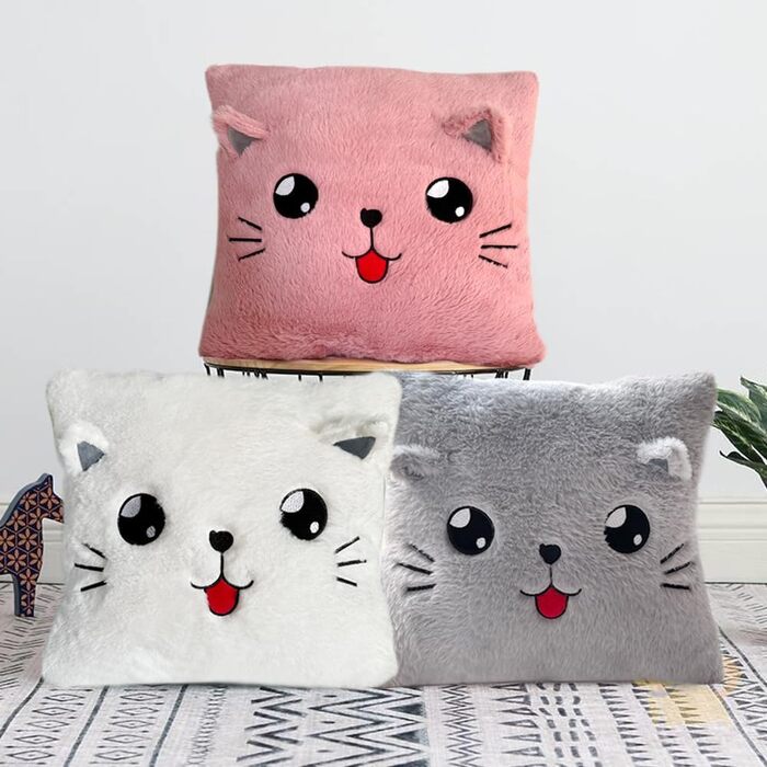 М'яка подушка дитяча, прикраса для подушки, дитяча подушка, плюшева подушка, пухнаста декоративна подушка з наповнювачем, декорати