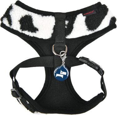 Шлейка Puppia Serval A для собак малих та середніх порід - регульована та зручна, чорна, розмір S