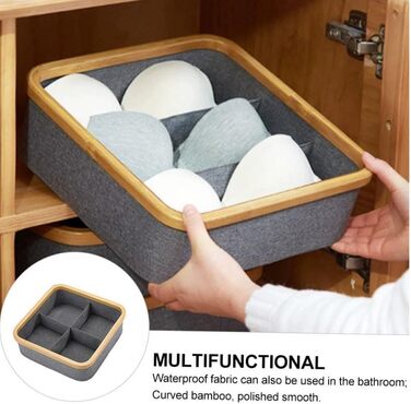 Коробка для зберігання тканини, для дому, гардеробу, штабельована, для сортування футболок, штанів та спідньої білизни