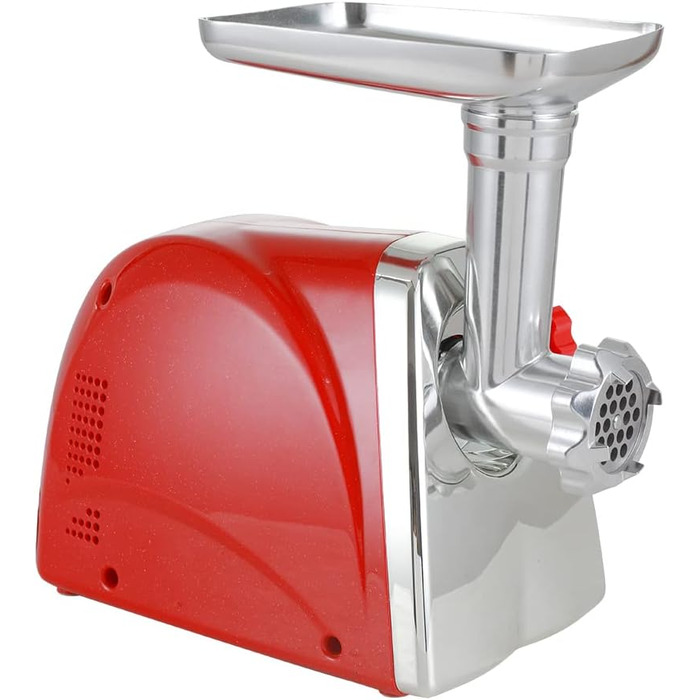 Електрична м'ясорубка для м'яса блокує потужність 800 Вт мідний двигун з нержавіючої сталі лезо ковбаса фарш ковбаса машина червон