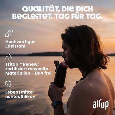 Сталевий стартовий набір для пляшок Оригінальний виготовлений з нержавіючої сталі в т.ч. стручки 5 смаків, без цукру I 480 мл Ваку