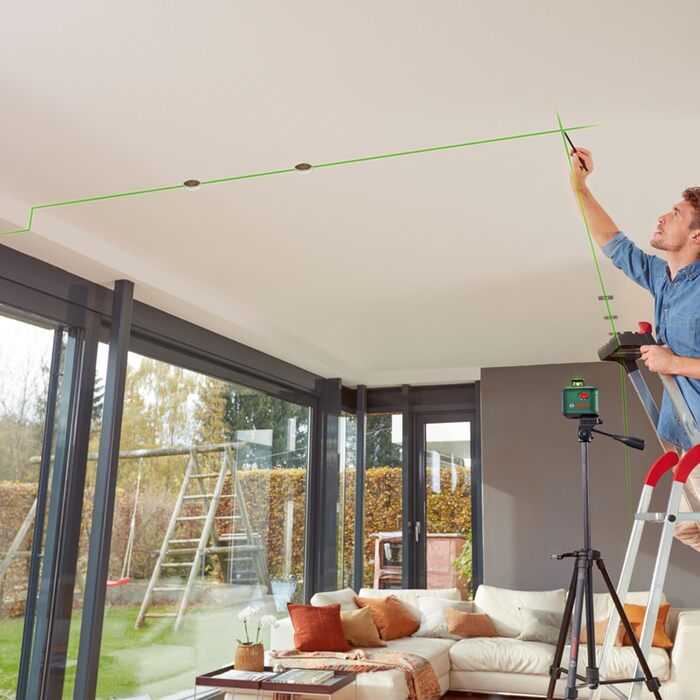Хрестоподібний лазерний рівень Bosch AdvancedLevel 360 з преміальним штативом (Новий), зелений