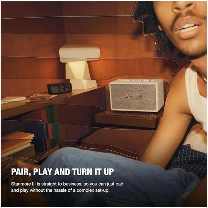 Динамік Marshall Stanmore III Bluetooth - домашня колонка з кремовим кремом