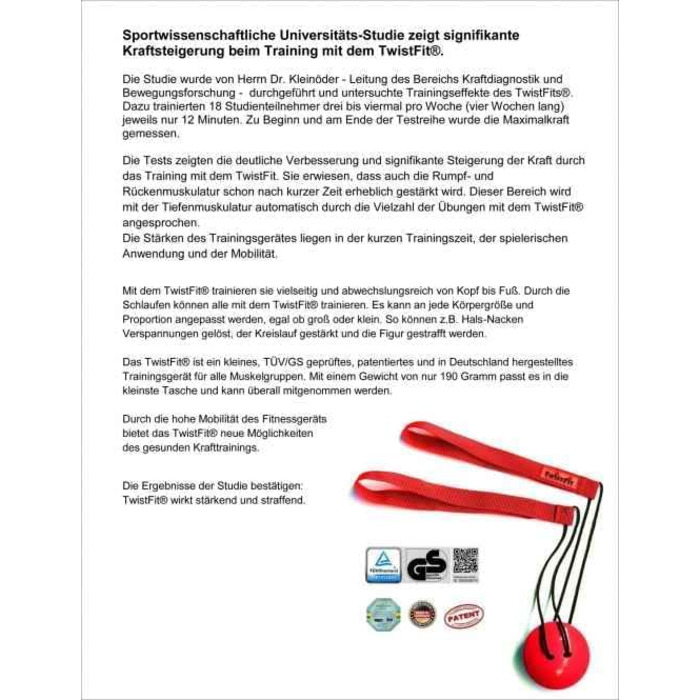 Відцентровий еспандер інноваційна фітнес-революція, обертальне тренування для спини та верхньої частини тіла, компактний та ефективний, виготовлений у Німеччині, з книгою тренувань та постером